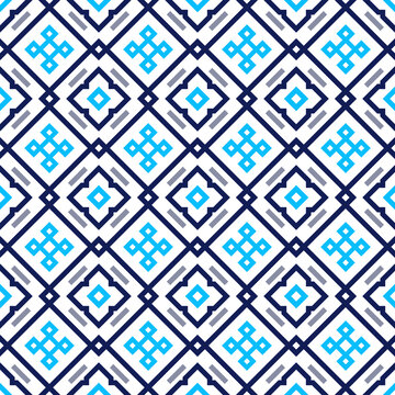 Seamless vector geometric background repeating pattern