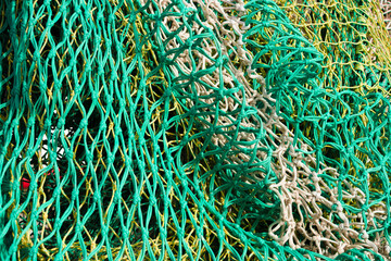 fishing nets full frame