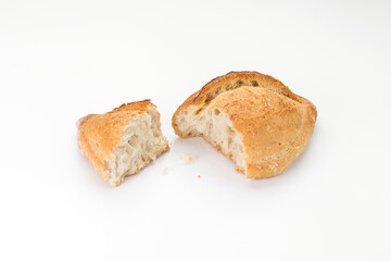 Broken wheat bread