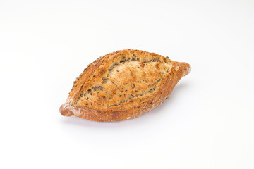 White bread with a seeds