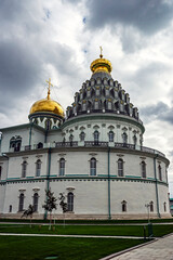 Fototapeta na wymiar Resurrection Christi cathedral. Resurrection monastery. City of Istra, Russia 
