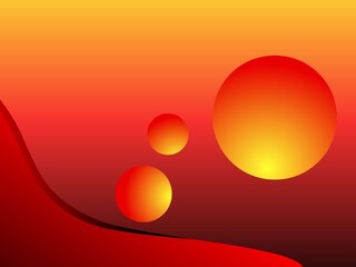 abstract orange background