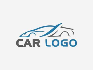 modern car logo vector and template