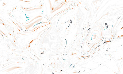 Fototapeta premium Marble, swirl wave texture on white background. Digital illustration