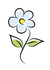 Niebieski kwiatek © Monika Janiak-Klicha