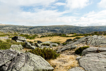 Fototapeta na wymiar Gebirge Portugal, Serra da Estrela