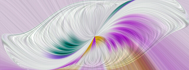 Beautiful abstract pattern of white and lilac lines. Panoramic background for web pages, internet.