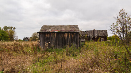 abandoned village houses