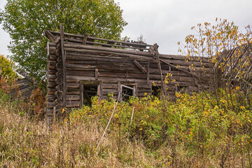 abandoned village houses