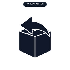 return icon symbol template for graphic and web design collection logo vector illustration