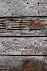 Close up of old weathered timber