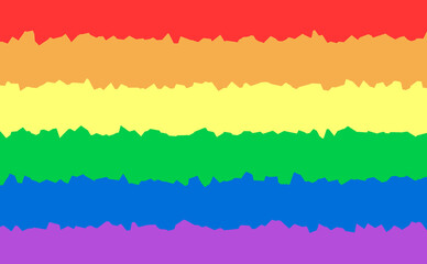 LGBT pride. concept of rainbow love. Human rights and tolerance. rainbow banner and background