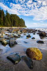 Second Beach, Juan de Fuca Provincial Park, Vancouver Island, British Columbia, Canada