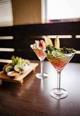 Sushi cocktail