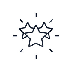 Stars icons  symbol vector elements for infographic web