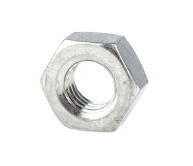 metal nut isolated on white background