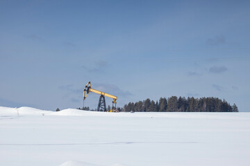 Oil rig in the Republic of Udmurtia. April 2022
Нефтевышка в республике Удмуртия. Апрель 2022 год. 