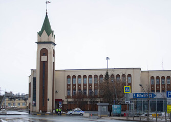 Railway station in Kazan, April 2022.
Железнодорожный вокзал в Казани, апрель 2022 год. 