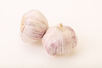 Fresh ripe and tasty garlic