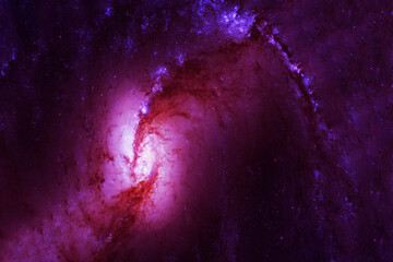 A beautiful spiral galaxy. Elements of this image furnished by NASA