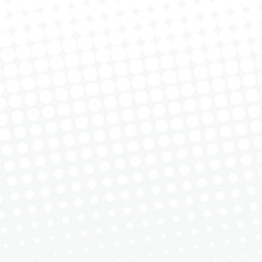 White circles, gradient halftone background. Vector illustration.
