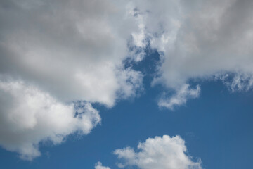 blue sky with clouds