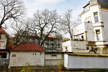 Bad Harzburg Häuser in verschiedenen Baustilen