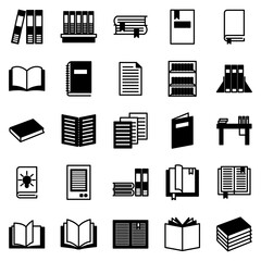 books icon collection