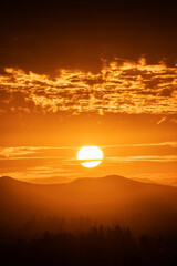 Fototapeta premium Sol Atardecer