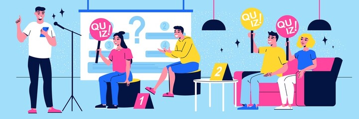 Tv Quiz Illustration