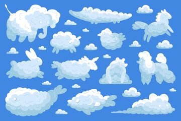 Animal Clouds Icon Set