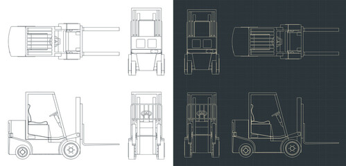 Forklift blueprints
