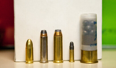 Criminal research of the scientific department: ballistics department.