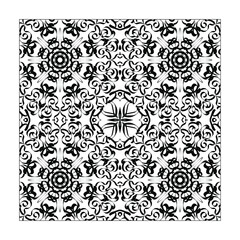 Mandala seamless pattern floral ornament.