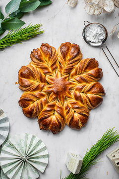 The making of a traditional Star Bread