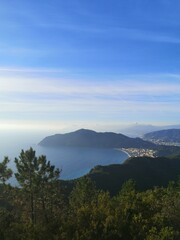 landscape with clouds
