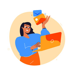 Software Development illustrations. Software or web development. Trendy vector style