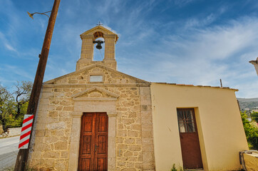 Osia Matrona church in Aegina of Greece - obrazy, fototapety, plakaty