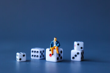 People with Betting and Dice.