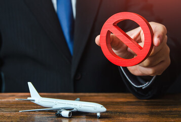 Ban on flights of aircraft. No fly zone. Sanctions. Refusal of aircraft insurance, breaking leasing...
