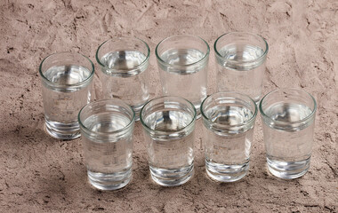 8 glasses of water a day to prevent dehydration