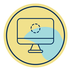 computer screen and loading