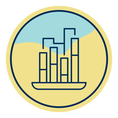 Obraz premium chart bar finance