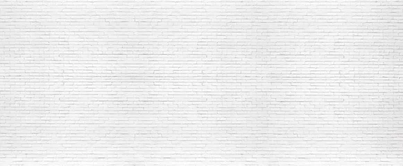 Crédence de cuisine en verre imprimé Mur de briques white brick wall may used as background