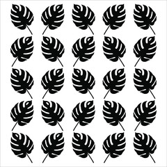 Tropical Leaf Motifs Pattern. Decoration for Interior, Exterior, Carpet, Textile, Garment, Cloth, Silk, Tile, Plastic, Paper, Wrapping, Wallpaper, Pillow, Sofa, Background, Ect. Vector Illustration