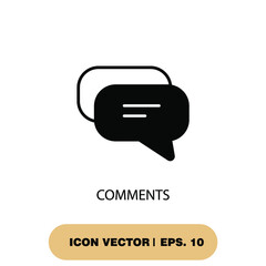 comments icons  symbol vector elements for infographic web