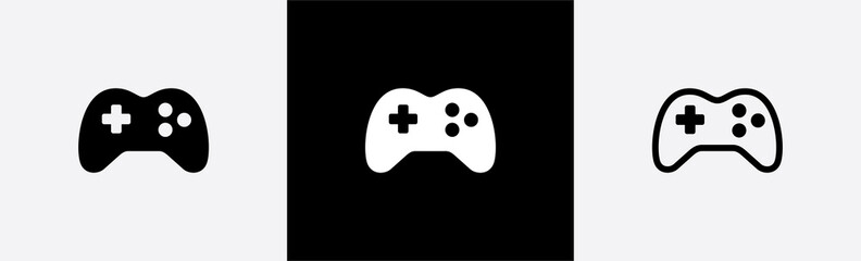 Game console icon sign symbol, vector illustration - obrazy, fototapety, plakaty