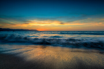 Sunset Ocean Landscape