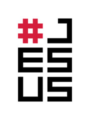 Hashtag Logo Jesus 
