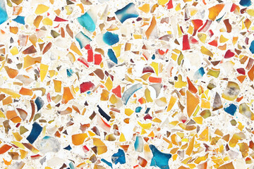 colorful terrazzo floor texture background